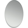 Seasons 24w X 37" Beveled Edge Oval Wall Mirror With Mounting Clips