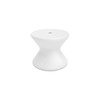 Ledge Lounger Signature Standard Side Table W/ Umbrella Hole - White