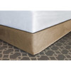 Mattress Safe Designer Decor Bed Skirt Caramel Poly King 76x80x12" Case Of 12