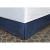 Mattress Safe Designer Decor Bed Skirt Navy Polyester K 72x80x14" Case Of 12