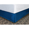 Mattress Safe Designer Decor Bed Skirt Navy Polyester Fl 54x80x12" Case Of 12