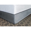 Mattress Safe Modern-Fit Bed Skirt Soft Pewter Polyester K 72x80x12" Case Of 12