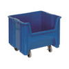 Quantum Storage Systems Mobile Stack Container Polypropylene Blue Case Of 2