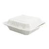 RDI-USA Bagasse Clamshell 8x8 1-Compartment Case Of 200