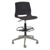 Kfi Seating Swey Rolling Office Drafting Stool, Black