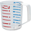 Rubbermaid Commercial 1 Cup Clear Polycarbonate Measuring Cup (12-Pack)