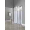 Focus Products Hookless Madison Shower Curtain 71 X 74" White Case Of 12