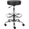 Boss Black Medical Drafting Stool, Black