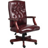 Boss Oxblood Vinyl Executive Chair