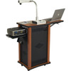 Oklahoma Sound Wizard Cart Wild Cherry Lectern