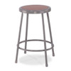 National Public Seating Round 24" Stool With Hardboard Seat
