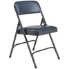 National Public Seating Npsc Blue Vinyl Seat Folding Chair Package Of 4