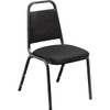 National Public Seating Npsc Black Vinyl Seat Stackable Chair Package Of 4