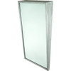 Bobrick 18 X 30 In Satin Stainless Steel Framed Angled Mirror