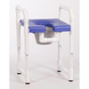 Ipu 300 Lbs Toilet Safety Frame With Blow Molded Seat And Pail, Blue