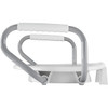 Bemis Assurance Cleanshield Stay-Tite Round Plastic Closed Front 3 In. Raised Toilet Seat With Support Arms In White