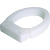 Maddak Elongated Hinged Elevated Toilet Seat, Hardware Included