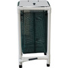 Mjm Echo Single Hamper With Mesh Bag And Foot Pedal - Forest Green