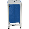 Mjm Echo Single Hamper With Mesh Bag And Foot Pedal - Royal Blue