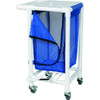 Mjm Standard Single Hamper Blue Mesh With Foot Pedal Cap