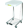 R&b Wire Medium Duty Rolling Healthcare Hamper With Foot Pedal