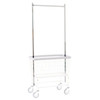 R&b Wire 28" Crossbar Wire Double Pole Rack Chrome-Plated