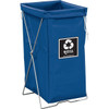 Royal Basket Trucks Enviro Hamper Kit, Blue, Includes Stand And Bag