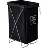 Royal Basket Trucks Pool Towel Hamper Kit, Black, Includes Stand And Bag