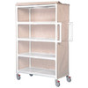 Ipu 4 Shelf Jumbo Linen Cart In Linen