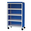Ipu Linen Cart Medium 4-Shelf Royal Blue