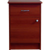 Basic American Avondale Bedside Cabinet Windsor Mahogany