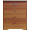 Basic American Avondale Four-Drawer Chest Windsor Mahogany