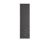 Medacure Wardrobe 1 Door/2 Drawer In Coastal Grey