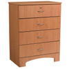 Oslo 4-Drawer Bedside Chest Oklahoma Oak