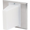 Basic Corridor Pilot Light, 1-Lamp (White/Stainless Steel), White Lens, 2-Gang
