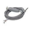Crest Healthcare 3-Conductor 1/4 In Phone Plug Momentary Buzzer Lockingcall Cord (Gray)