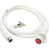 Crest Healthcare Nurse Call Cord Duracall 8 Pin Din Plug 7' Rauland