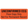 Rrd Cardiopulmonary Department Label 3" X 1-1/8"