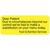 Rrd Communication To Patient Labels 2-1/4"X7/8" Dear Patient