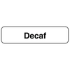 Rrd Decaf Beverage Labels 1-1/4" X 5/16"