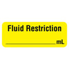 Rrd Fluid Restriction Labels 2-1/4" X 7/8"