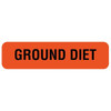 Rrd Ground Diet Nutrition Communication Label 1-1/4" X 5/16"