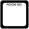 Rrd Room Number Label 1-1/2"X1-1/2"