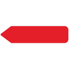 Rrd Solid Blank Uniarrow Red Package Of 150