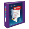 Avery Durahinge 2" View Binder 540 Sheet Capacity D Ring Purple