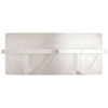 Omnimed Aluminum Side-By-Side Double Bedpan Rack