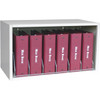 Omnimed Cubbie File Storage Rack 6-Capacity, Light Grey