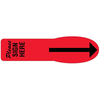 Rrd Extra Large Uniflag 2-1/4" X 5/8" Red Package Of 90