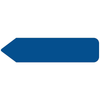 Rrd Uniarrow Flag 2-1/4"X9/16" Dark Blue Package Of 150