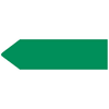 Rrd Uniarrow Spacesaver Flag 2"X9/16" Dark Green Package Of 150
